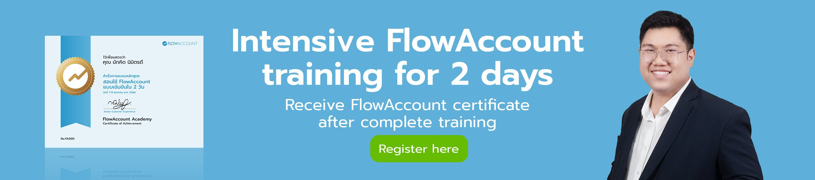 intensive flowaccount training for 2 days