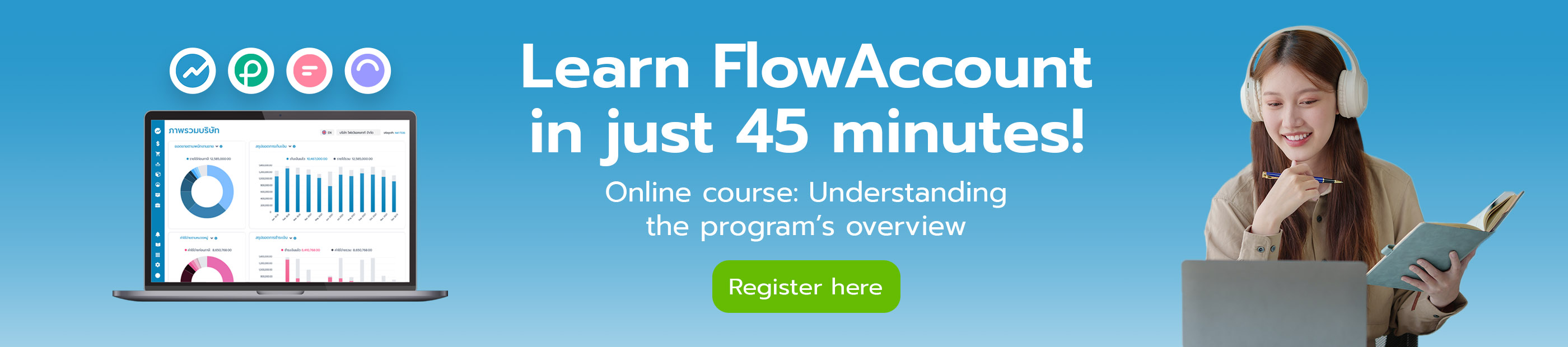 learn flowaccount in 45 minutes