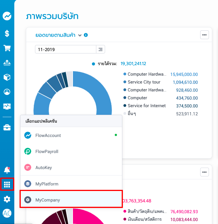 กดเมนู My Company 