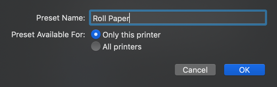 ตั้งชื่อการตั้งค่า