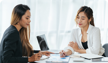 Consulting an accounting and tax specialist