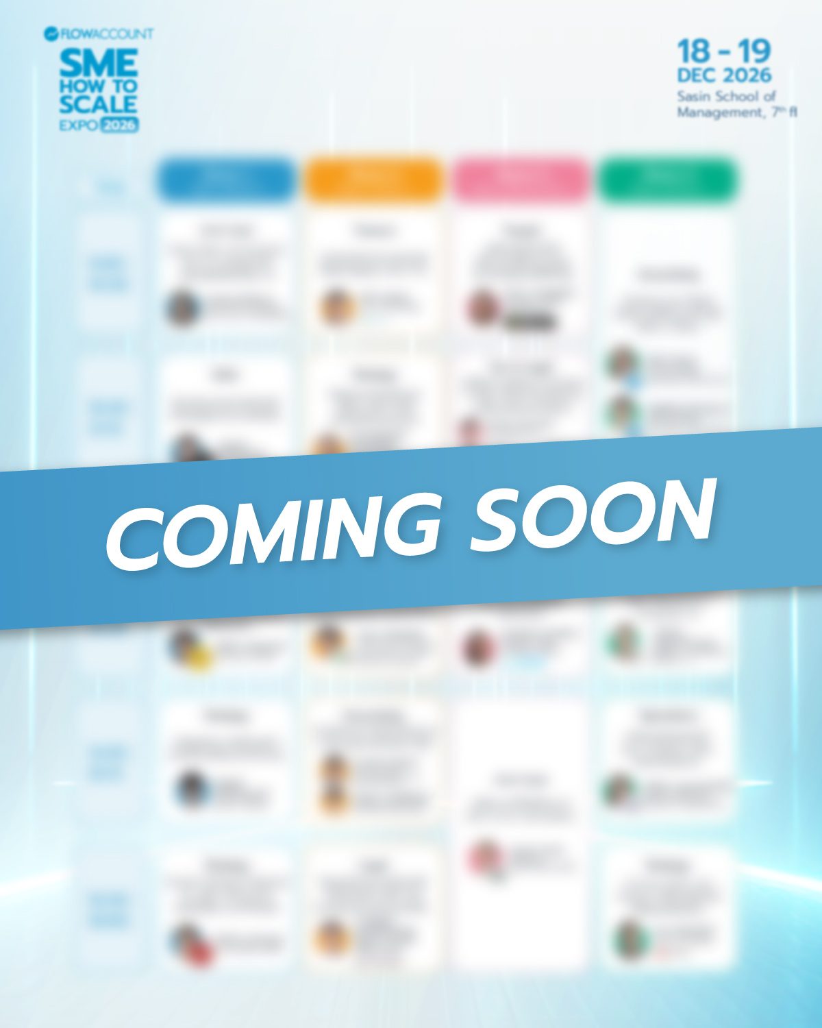 SME How to Scale Expo 2026 agenda DAY 1 (coming soon)