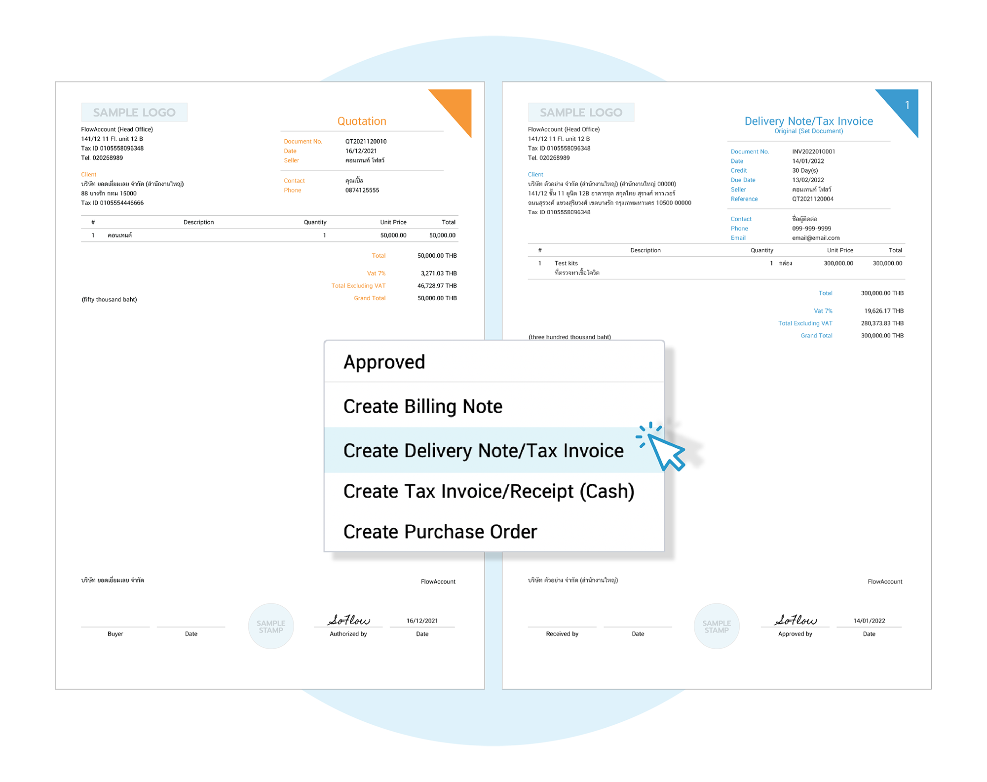 Tax Invoice/Tax Invoice (ABB) FlowAccount Online Accounting Software