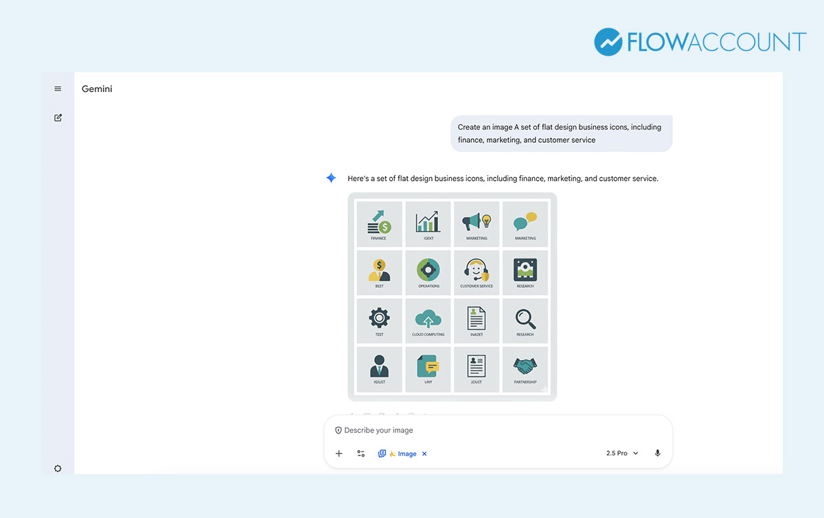 gemini ทำไอคอน