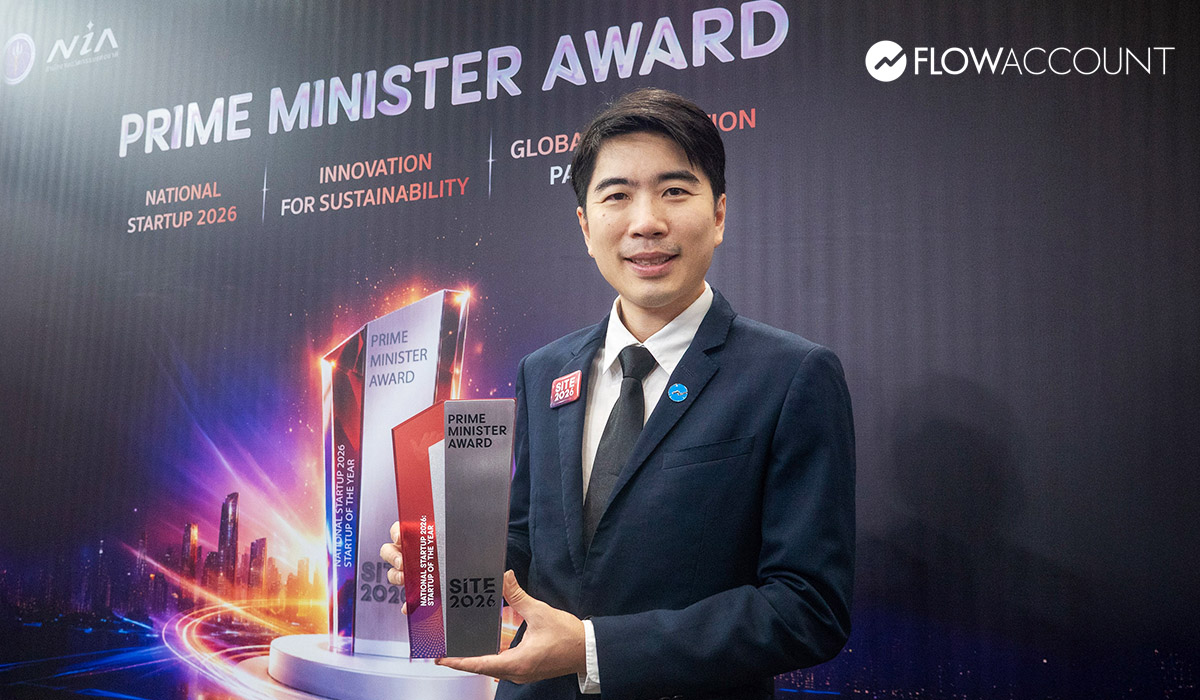 กฤษฎา ชุตินธร Co-founder และ CEO บริษัท โฟลว์แอคเคาท์ จำกัด 